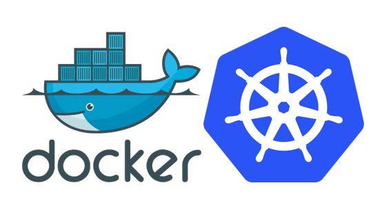 Docker and Kubernetes Logos