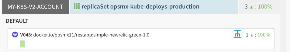 Server Groups after the first Spinnaker Blue/Green deployment to Kubernetes