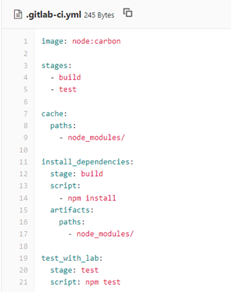 GitLab CI configuration