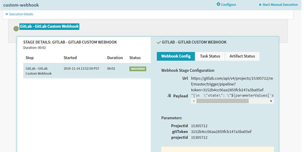 Verify the Spinnaker CI/CD pipeline that triggers GitLab build