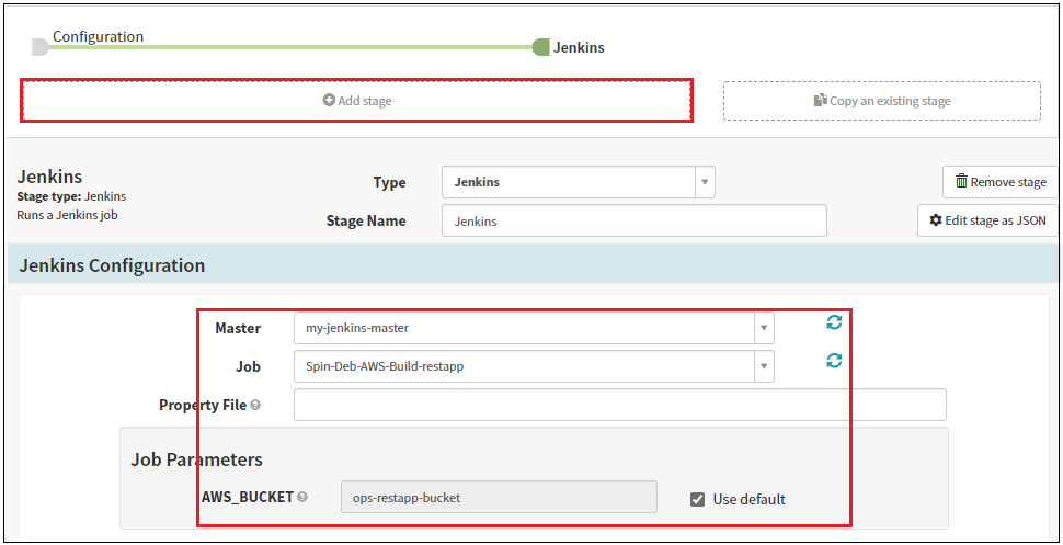 Add Jenkins Stage in Spinnaker CD pipeline