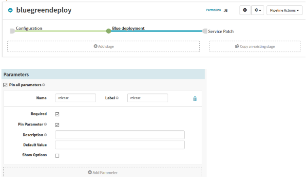 Deploy Stage in Spinnaker for Blue Deployment on Kubernetes