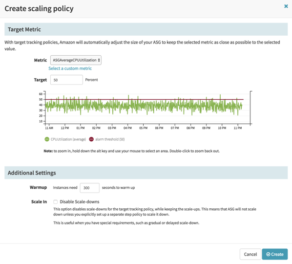 Create Scaling Policy in Spinnaker pipelines