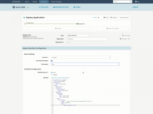 Deploy Application Configuration in the Spinnaker CD pipeline