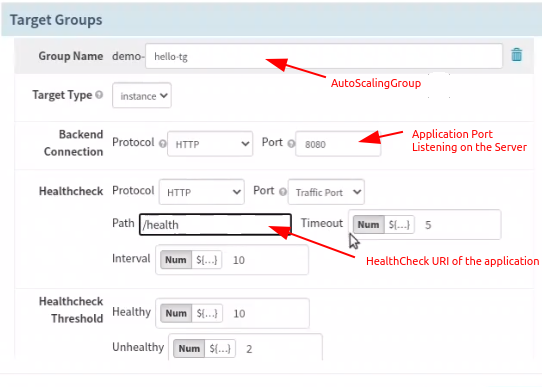 Configure Target Groups in Spinnaker