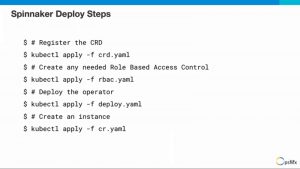 Steps to deploy Spinnaker 