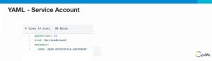 YAML - Service Account
