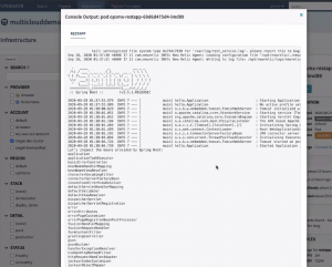 Console output logs in Spinnaker CD pipeline