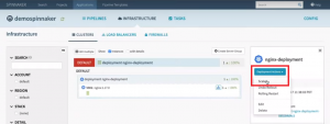 Deployment actions - Scale