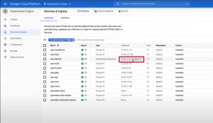 Access Spinnaker through an external IP address