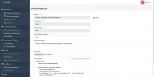 Improved Audit Trail and Policy Management