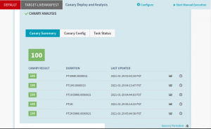 View Canary pipeline “Execution Details”