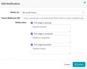 Configure MS Teams notifications in Spinnaker