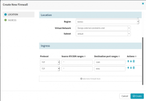 Create a Firewall in the Spinnaker CI/CD pipeline